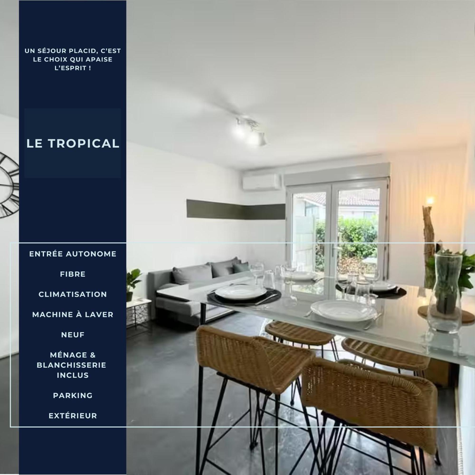 Le Tropical - Clim - Terrasse - Parking - Spacieux Mont-de-Marsan Bagian luar foto